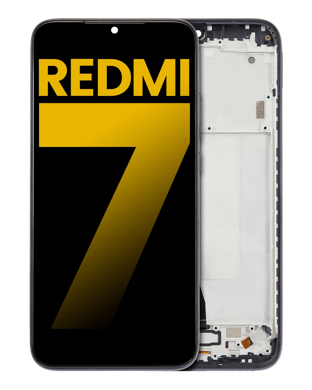 Xiaomi Redmi 7 İle Uyumlu Ekran Dokunmatik Çerçeveli Orijinal (Eclipse Siyah) - Görsel 2