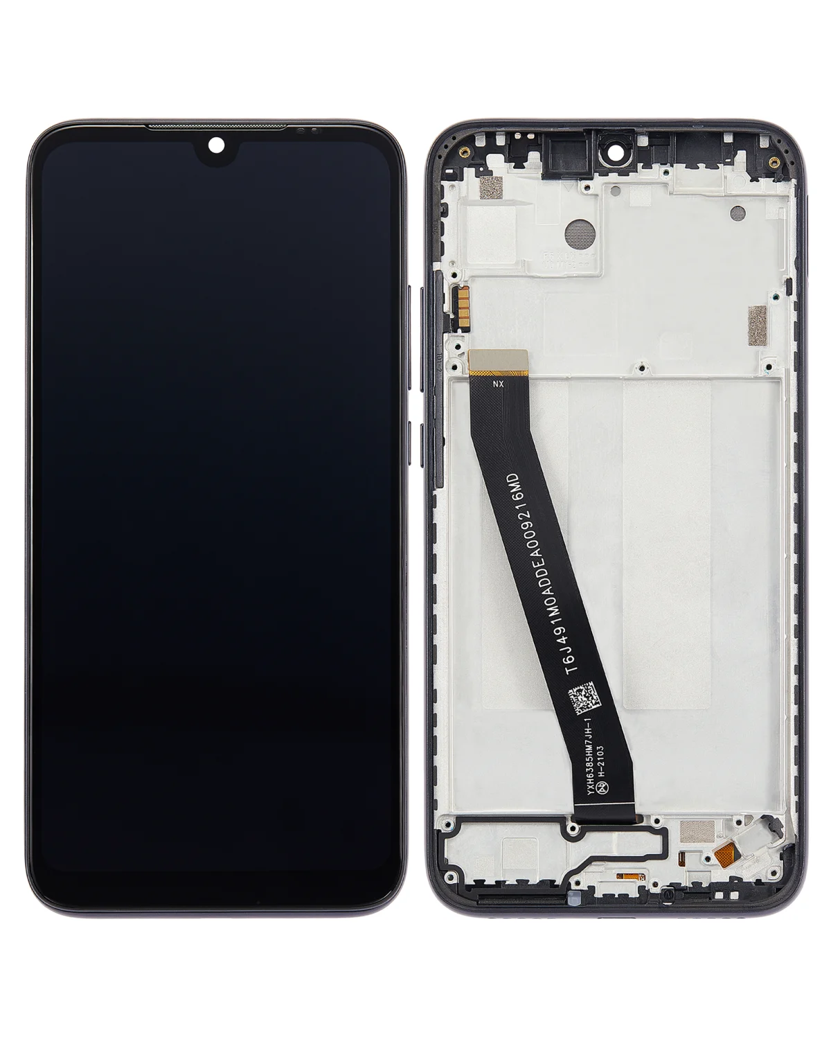 Xiaomi Redmi 7 İle Uyumlu Ekran Dokunmatik Çerçeveli Orijinal (Eclipse Siyah)