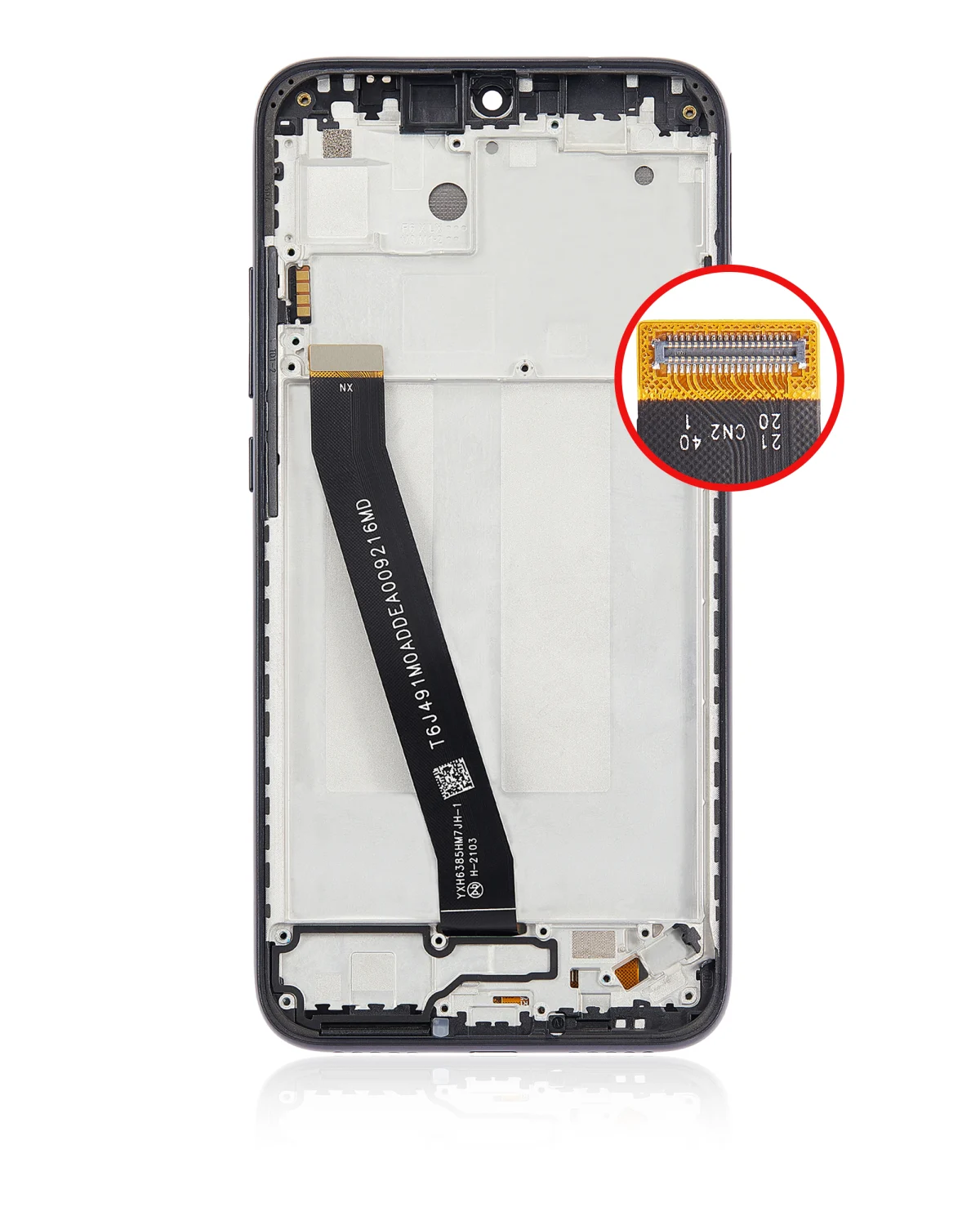 Xiaomi Redmi 7 İle Uyumlu Ekran Dokunmatik Çerçeveli Orijinal (Eclipse Siyah) - Görsel 4