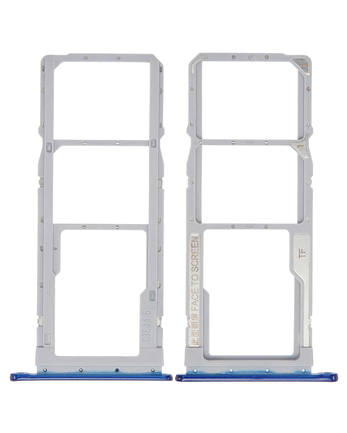 Xiaomi Redmi 7A İle Uyumlu Çift Sim Kart Tepsisi (Morning Blue)