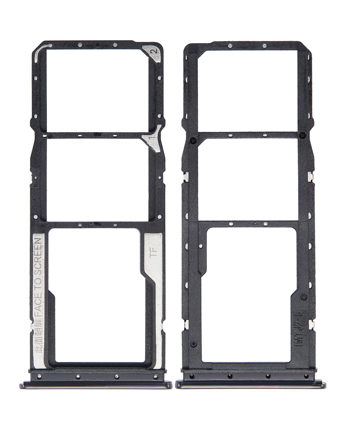 Xiaomi Redmi 8 İle Uyumlu Çift Sim Kart Tepsisi (Onyx Siyah)