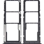 Xiaomi Redmi 8 İle Uyumlu Çift Sim Kart Tepsisi (Onyx Siyah)