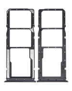 Xiaomi Redmi 8 İle Uyumlu Çift Sim Kart Tepsisi (Onyx Siyah)