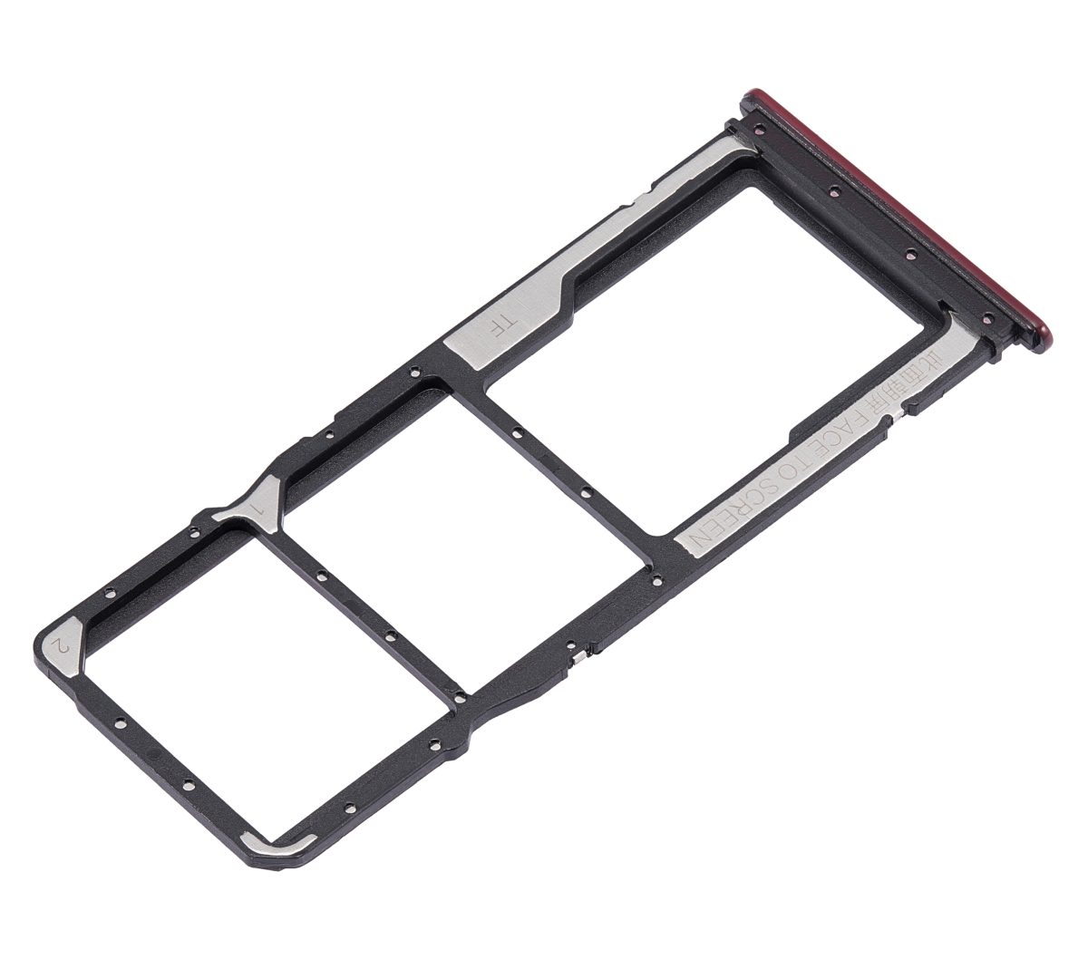 Xiaomi Redmi 8 İle Uyumlu Çift Sim Kart Tepsisi (Ruby Red) - Görsel 3