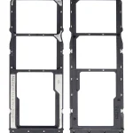 Xiaomi Redmi 8A İle Uyumlu Çift Sim Kart Tepsisi (Gece Yarısı Siyahı)