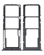 Xiaomi Redmi 8A İle Uyumlu Çift Sim Kart Tepsisi (Gece Yarısı Siyahı)