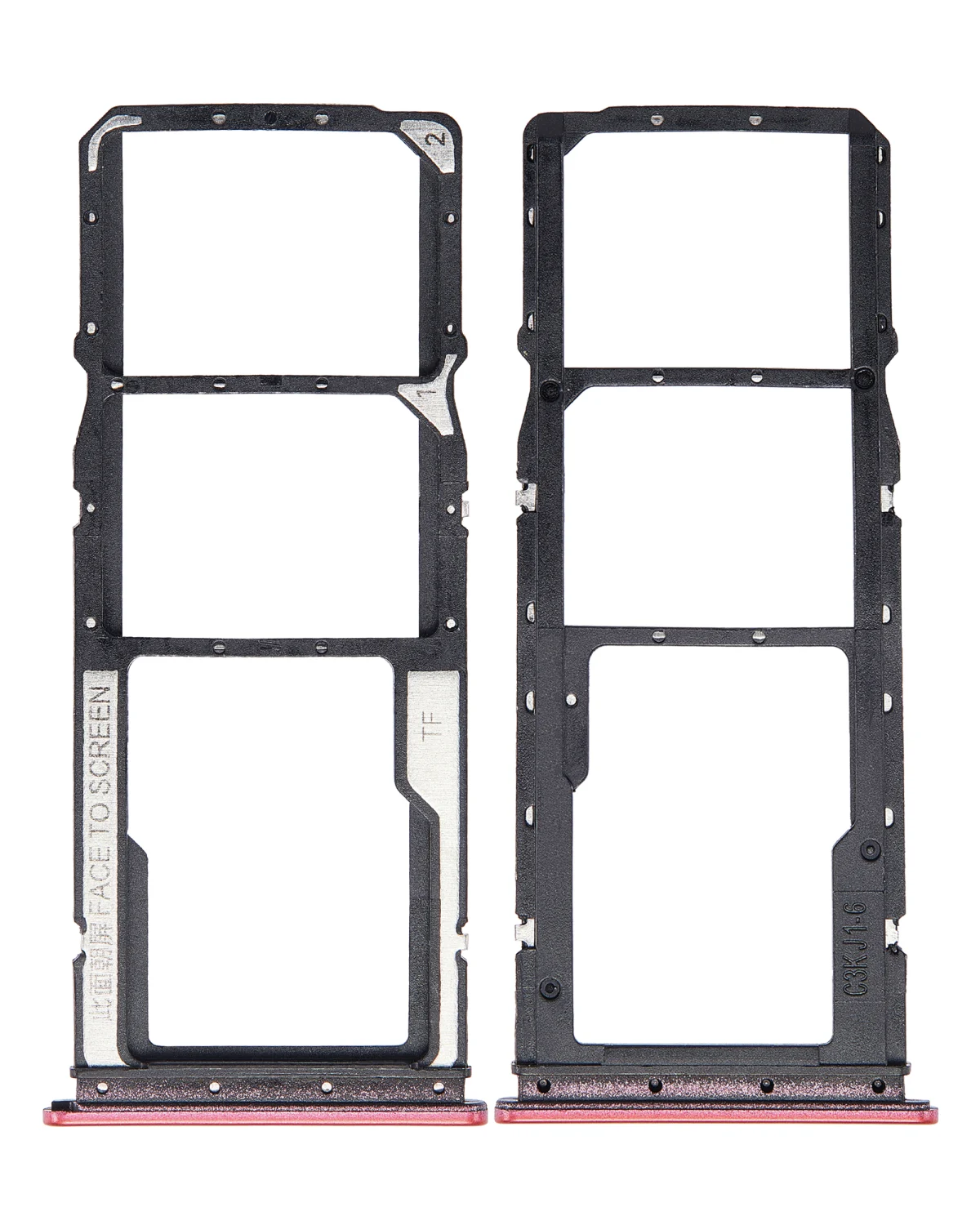 Xiaomi Redmi 8A İle Uyumlu Çift Sim Kart Tepsisi (Gün Batımı Kırmızısı)