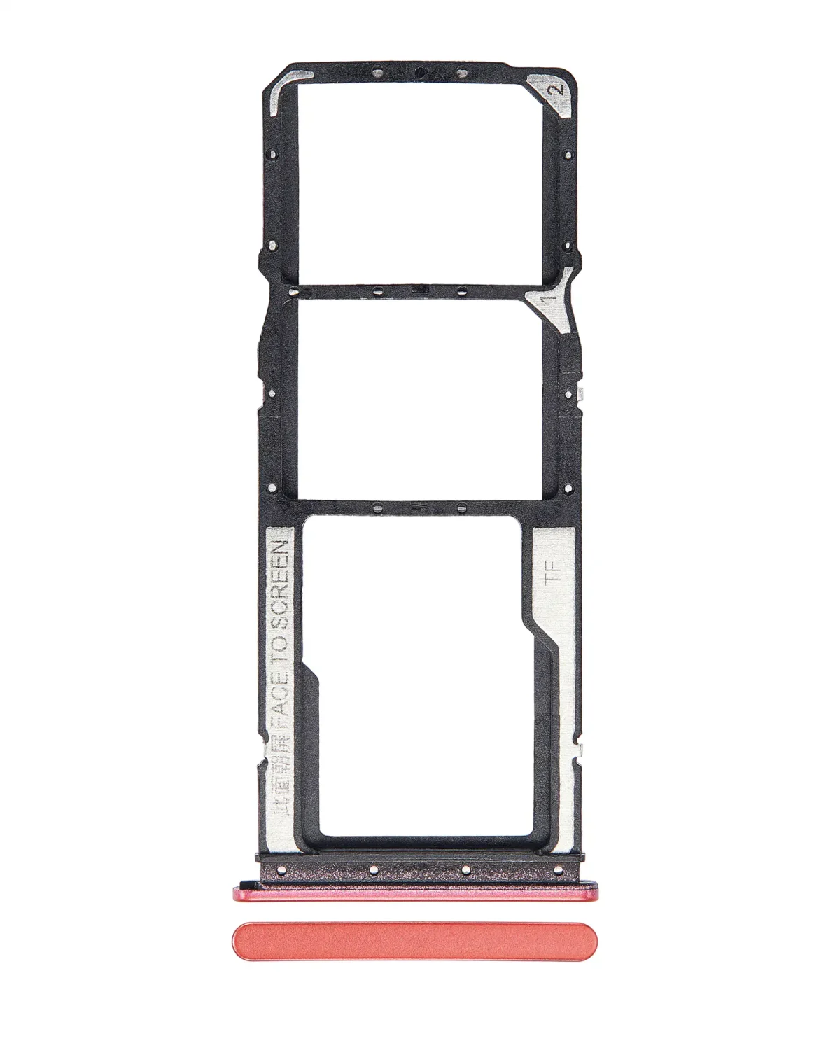 Xiaomi Redmi 8A İle Uyumlu Çift Sim Kart Tepsisi (Gün Batımı Kırmızısı) - Görsel 5
