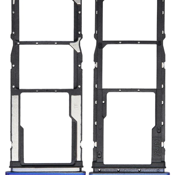 Xiaomi Redmi 9 İle Uyumlu Çift Sim Kart Tepsisi (Mavi)