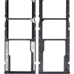 Xiaomi Redmi 9C İle Uyumlu Çift Sim Kart Tepsisi (Siyah)