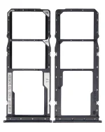 Xiaomi Redmi 9C İle Uyumlu Çift Sim Kart Tepsisi (Siyah)