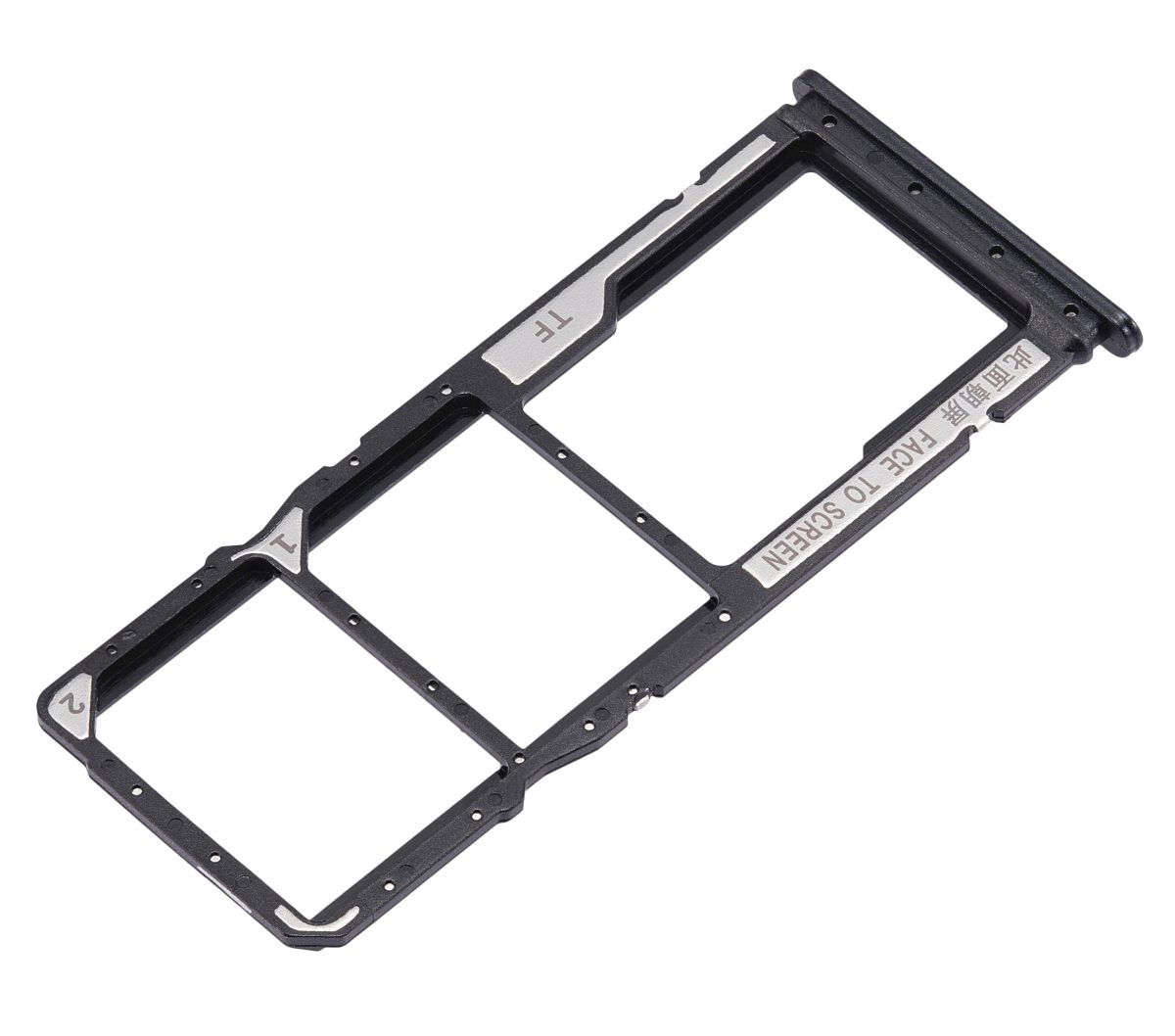 Xiaomi Redmi 9C İle Uyumlu Çift Sim Kart Tepsisi (Siyah) - Görsel 4
