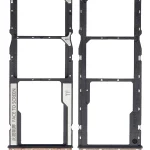 Xiaomi Redmi 9C İle Uyumlu Çift Sim Kart Tepsisi (Turuncu)