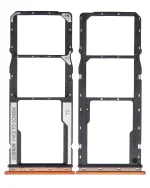 Xiaomi Redmi 9C İle Uyumlu Çift Sim Kart Tepsisi (Turuncu)