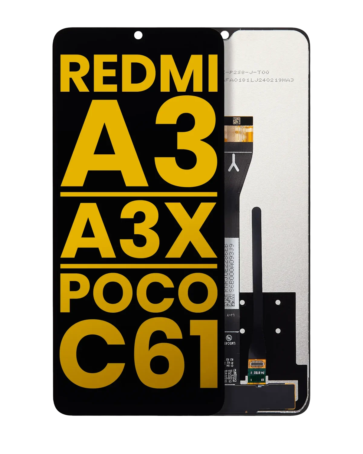 Xiaomi Redmi A3 İle Uyumlu Ekran Dokunmatik Çerçevesiz Orijinal (Tüm Renkler Uyumlu) - Görsel 6