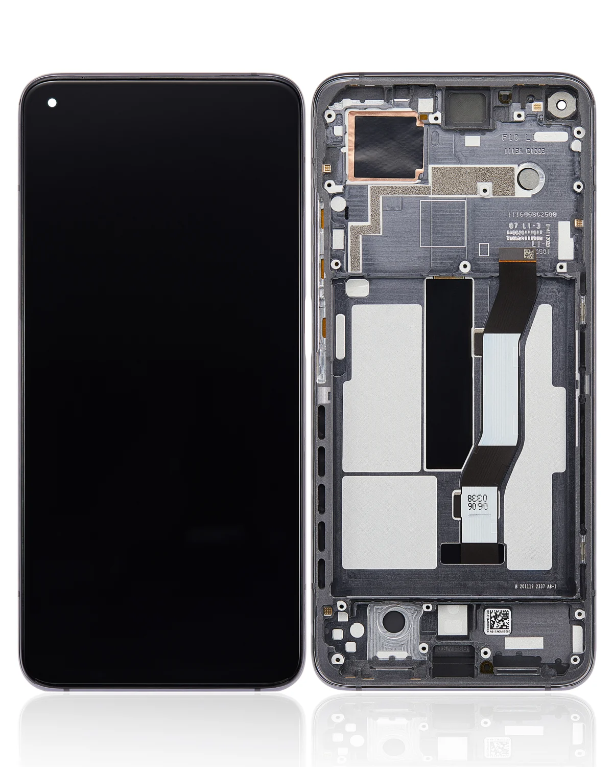 Xiaomi Redmi K30S İle Uyumlu Ekran Dokunmatik Çerçeveli (Orijinal - Kozmik Siyah)