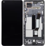 Xiaomi Redmi K30S İle Uyumlu Ekran Dokunmatik Çerçeveli (Orijinal - Kozmik Siyah)