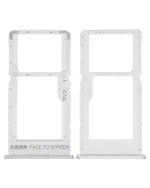 Xiaomi Redmi Note 10 5G İle Uyumlu Çift Sim Kart Tepsisi (Krom Gümüş)