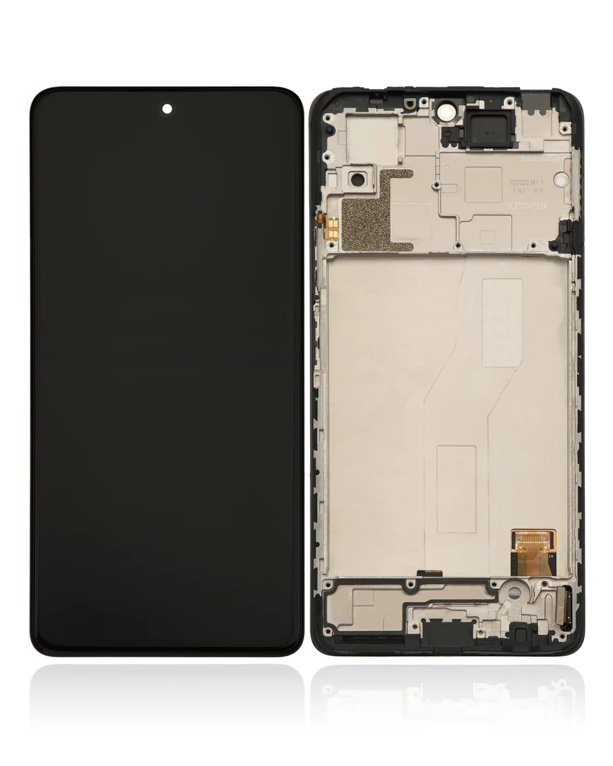 Xiaomi Redmi Note 10 Pro İle Uyumlu Çerçeveli Orijinal Amoled Ekran (Tüm Renkler Uyumlu)
