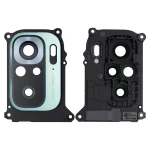 Xiaomi Redmi Note 10S İle Uyumlu Braketli Çerçeveli Arka Kamera Lensi (Yeşil) Orijinal