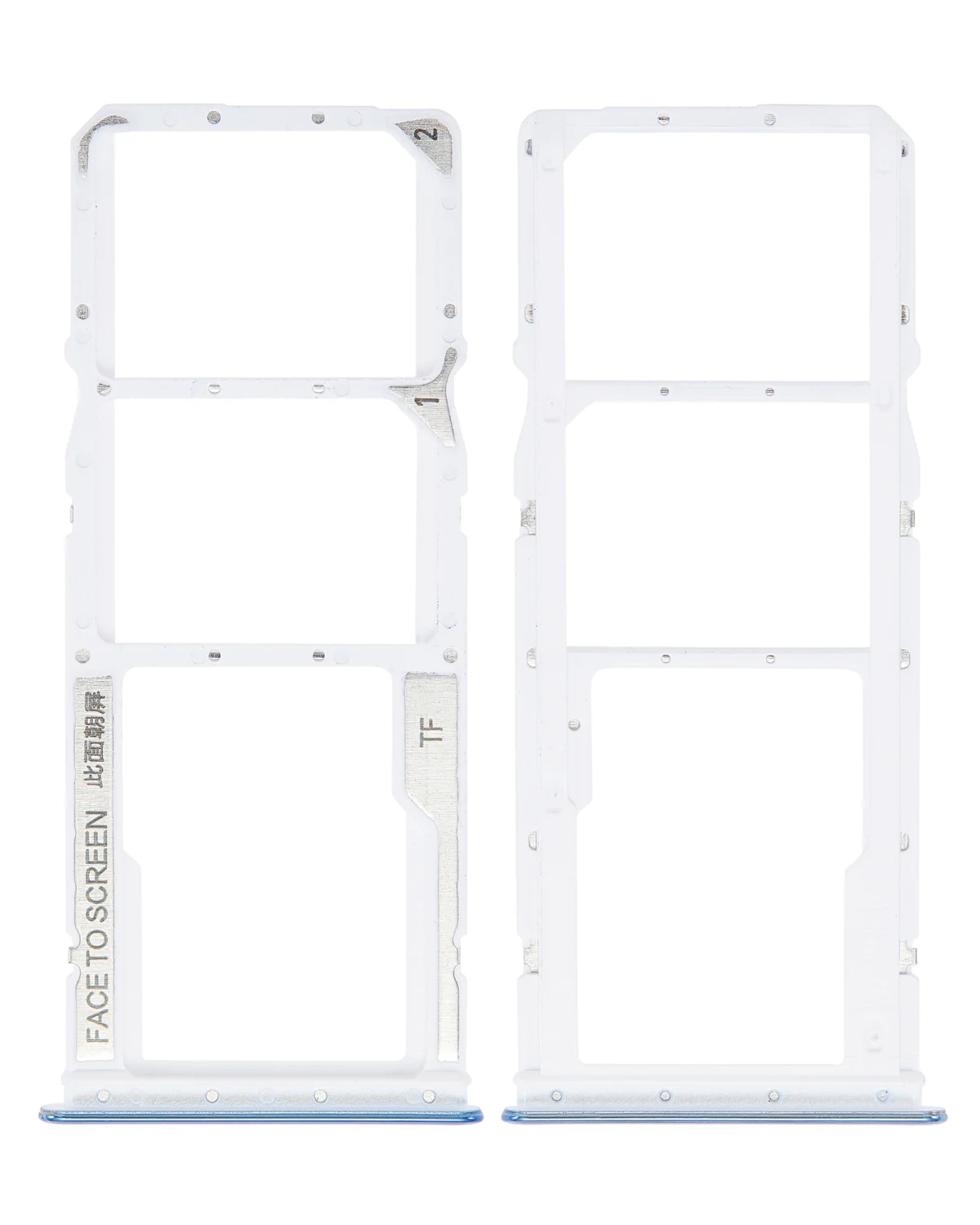 Xiaomi Redmi Note 10S İle Uyumlu Çift Sim Kart Tepsisi (Okyanus Mavisi)
