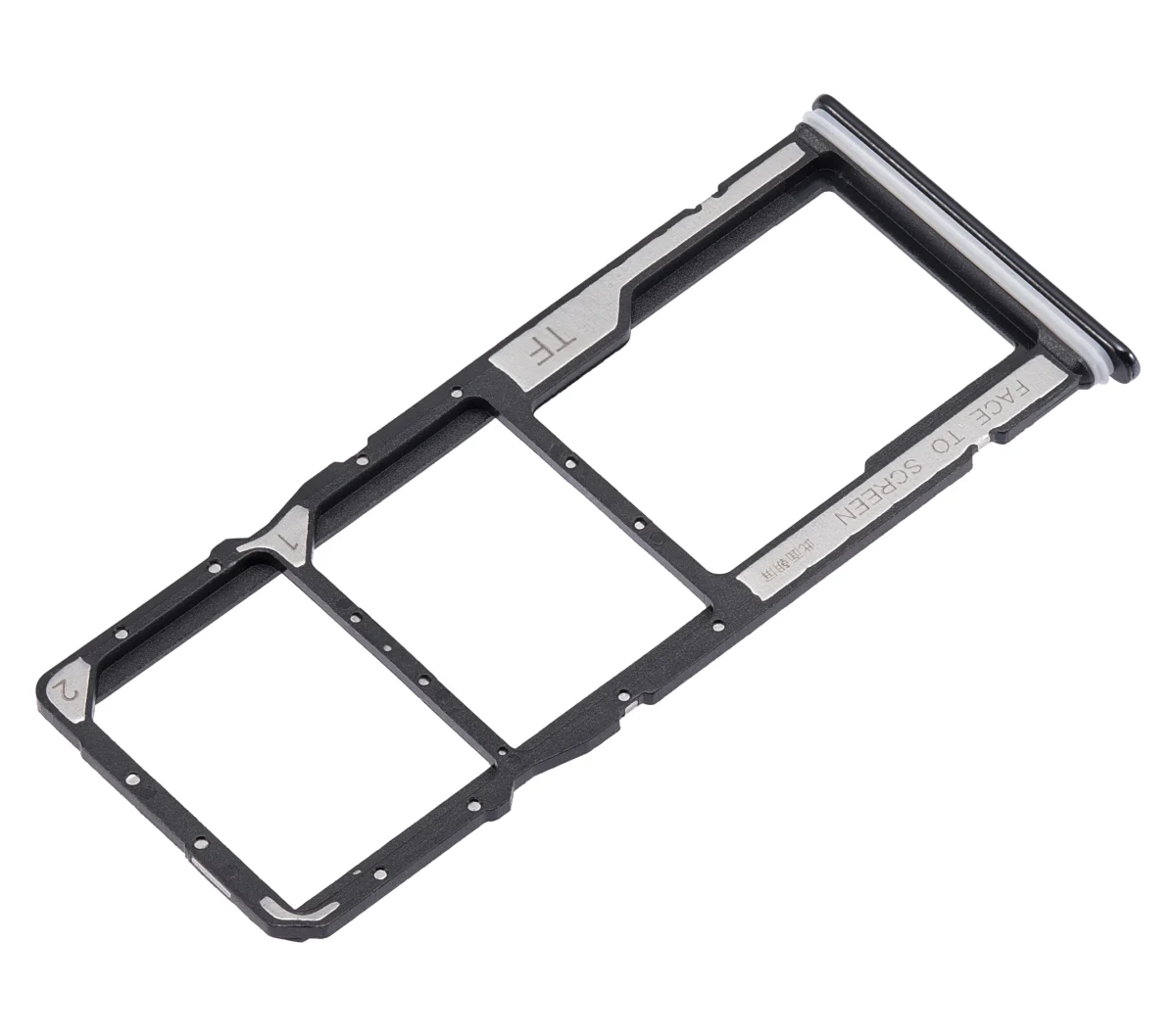 Xiaomi Redmi Note 10S İle Uyumlu Çift Sim Kart Tepsisi (Oniks Grisi) - Görsel 3