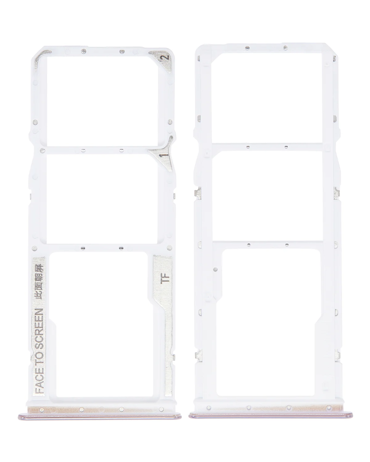 Xiaomi Redmi Note 10S İle Uyumlu Çift Sim Kart Tepsisi (Starlight Mor)