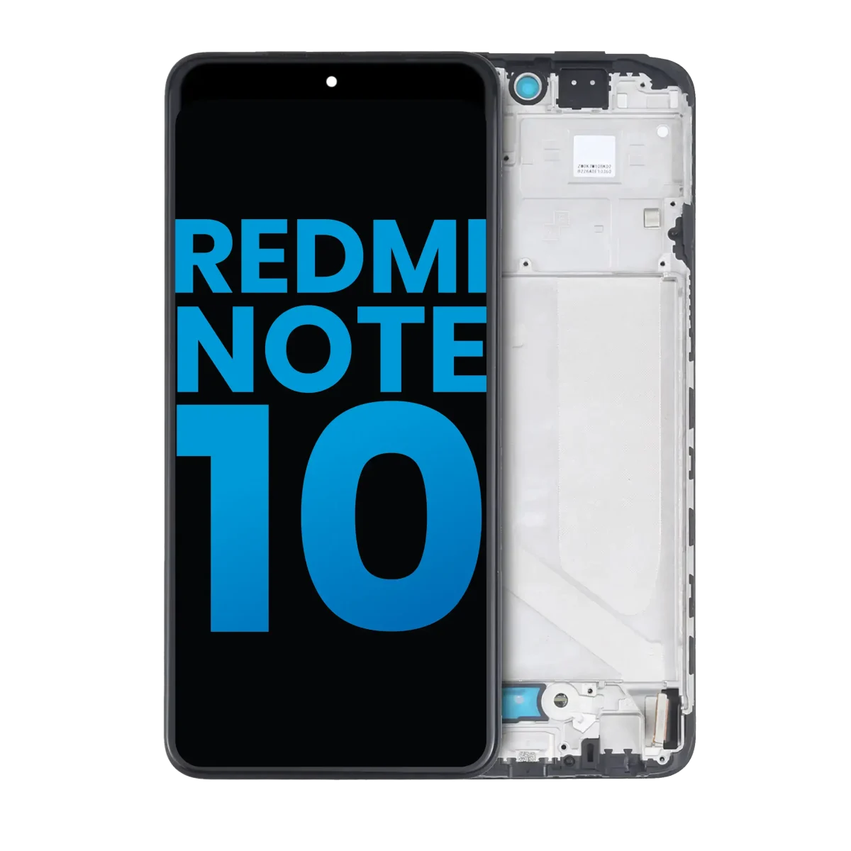 Xiaomi Redmi Note 10S İle Uyumlu Ekran Dokunmatik Çerçeveli A Kalite (Tüm Renkler Uyumlu)