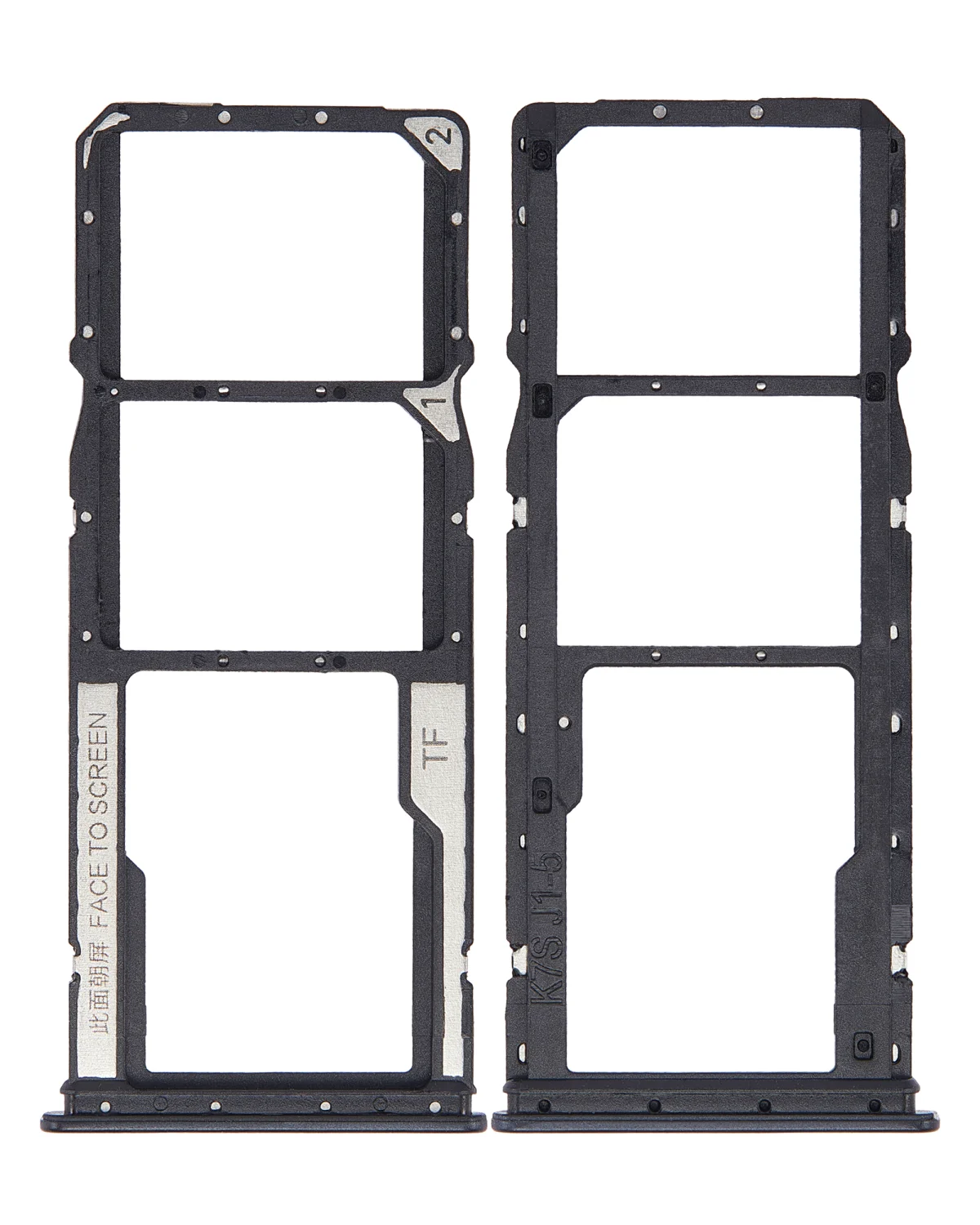 Xiaomi Redmi Note 11 İle Uyumlu Çift Sim Kart Tepsisi (Grafit Gri)