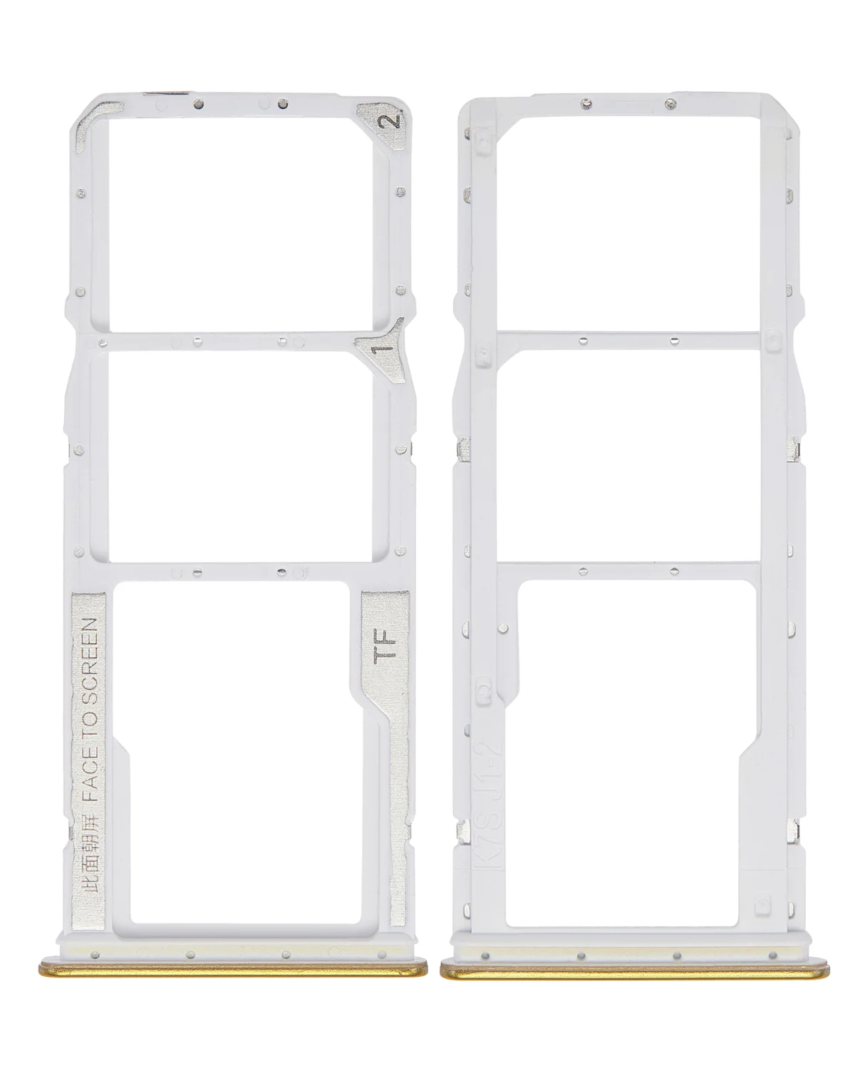 Xiaomi Redmi Note 11 İle Uyumlu Çift Sim Kart Tepsisi (Sarı)
