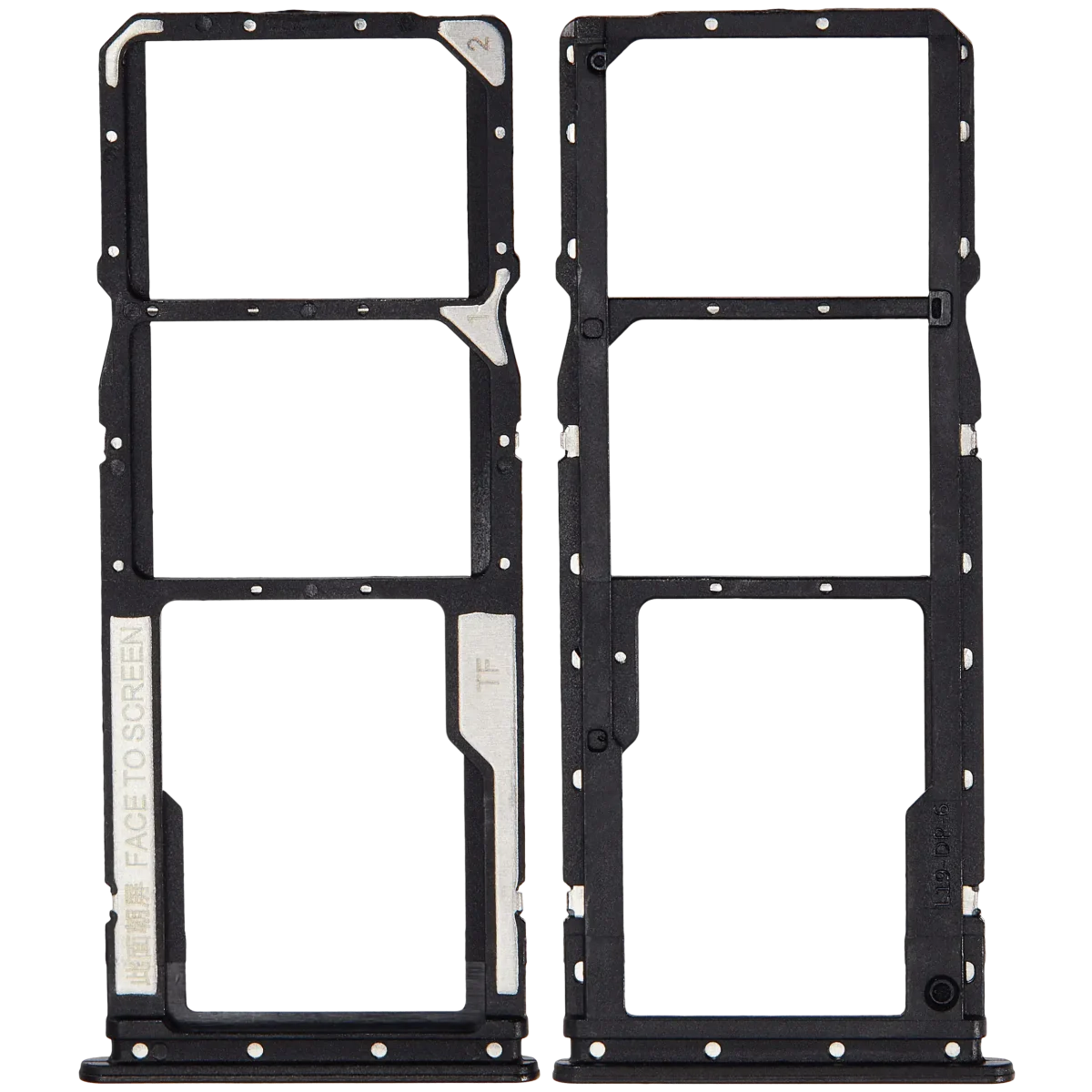 Xiaomi Redmi Note 11E İle Uyumlu Çift Sim Kart Tepsisi / Note 11E 5G (Thunder Black)