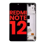 Xiaomi Redmi Note 12 4G İle Uyumlu Çerçeveli   Aftermarket Plus (Tüm Renkler Uyumlu)