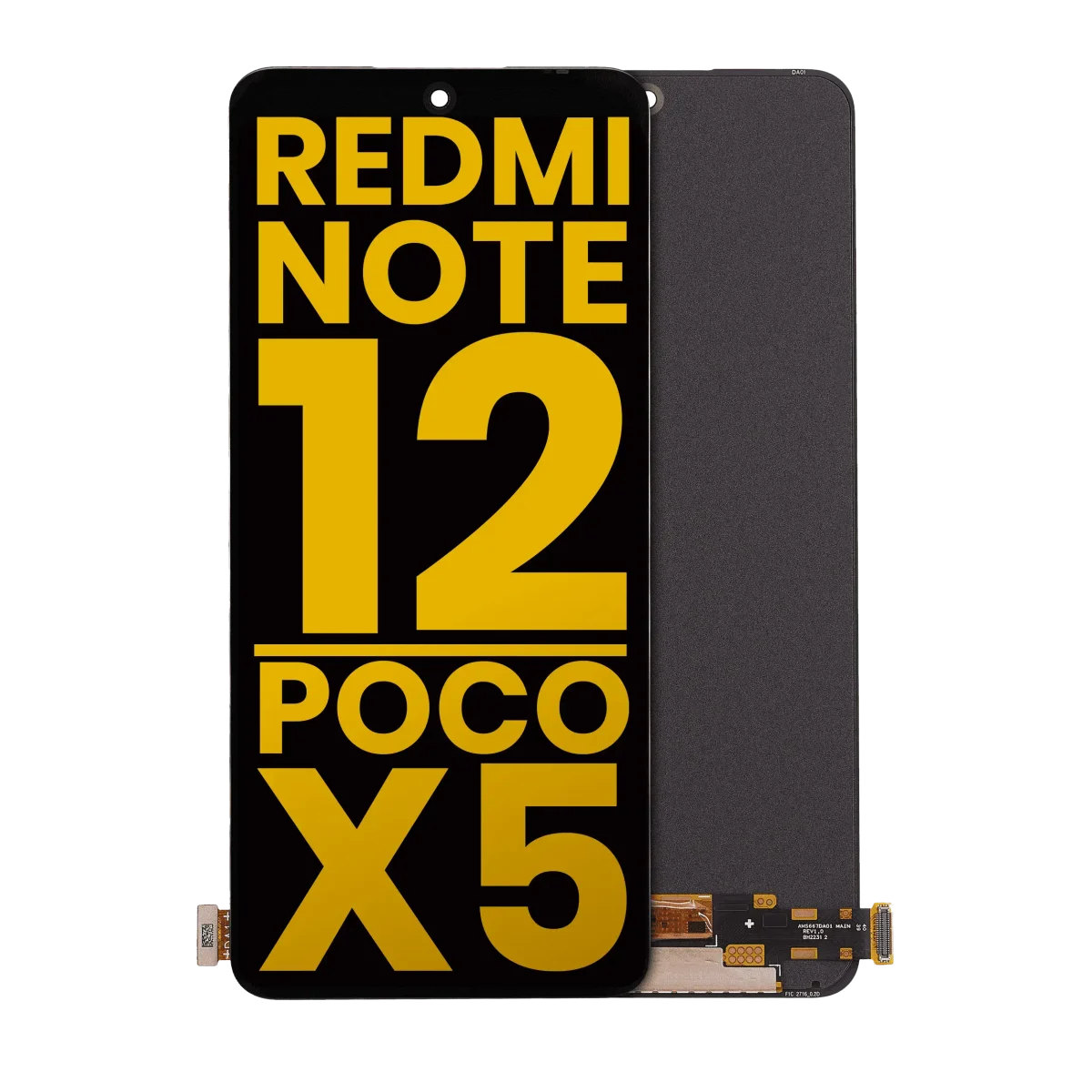 Xiaomi Redmi Note 12 4G İle Uyumlu Çerçevesiz Orijinal Amoled Ekran (Tüm Renkler Uyumlu)