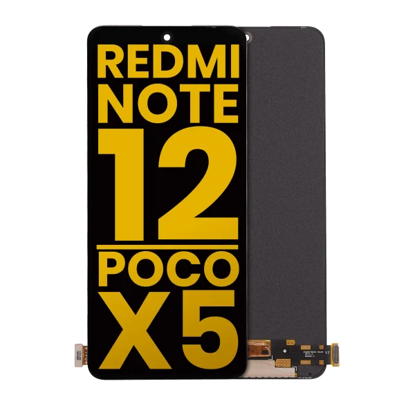 Xiaomi Redmi Note 12 4G İle Uyumlu Çerçevesiz Orijinal Amoled Ekran (Tüm Renkler Uyumlu)