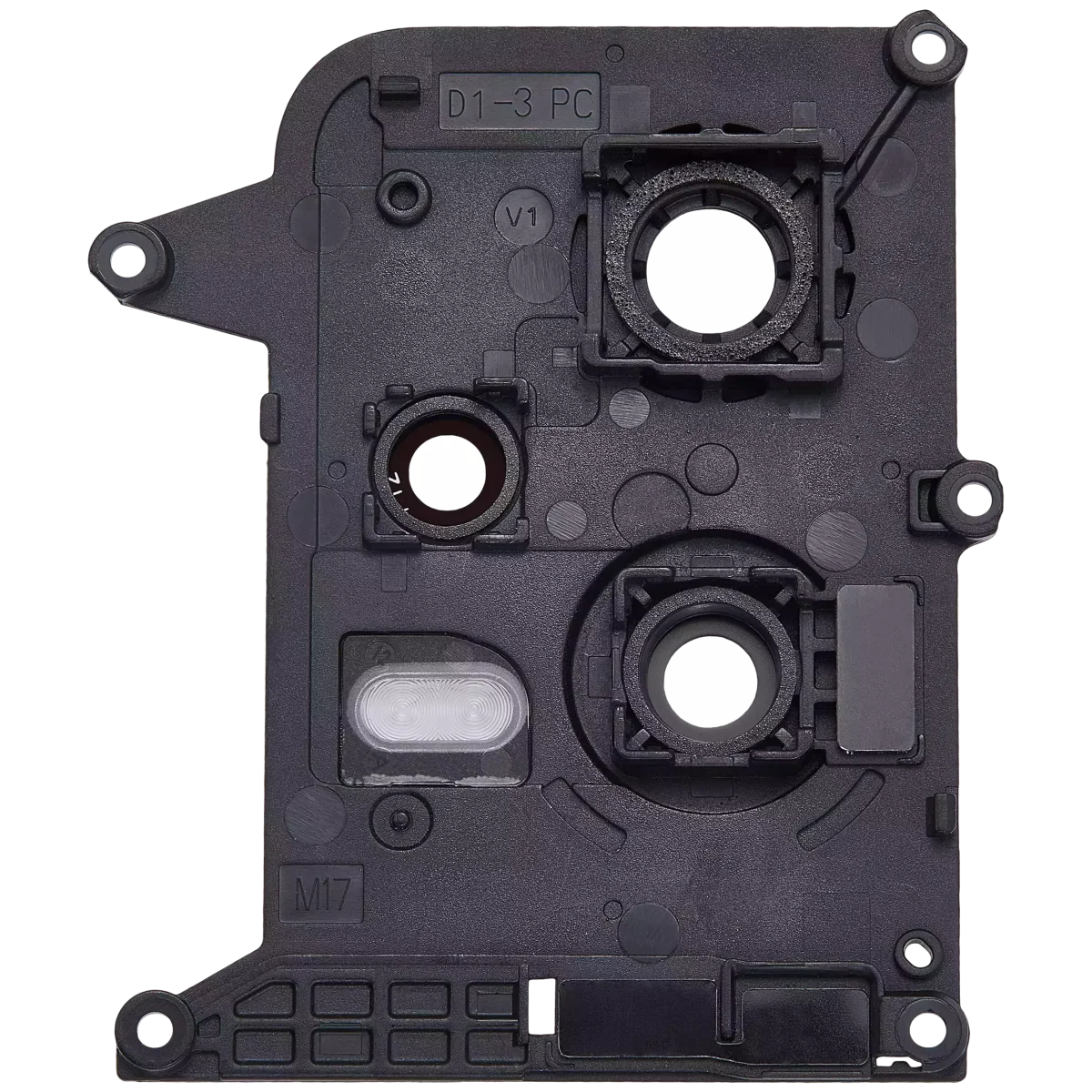 Xiaomi Redmi Note 12 5G İle Uyumlu Braketli Çerçeveli Arka Kamera Lensi (Mat Siyah) Orijinal - Görsel 3