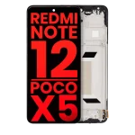 Xiaomi Redmi Note 12 5G İle Uyumlu Çerçeveli   A Plus Kalite (Tüm Renkler Uyumlu)