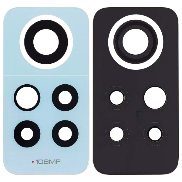 Xiaomi Redmi Note 12 Pro 4G İle Uyumlu Arka Kamera Lensi Sadece Cam (Buz Mavisi) Orijinal