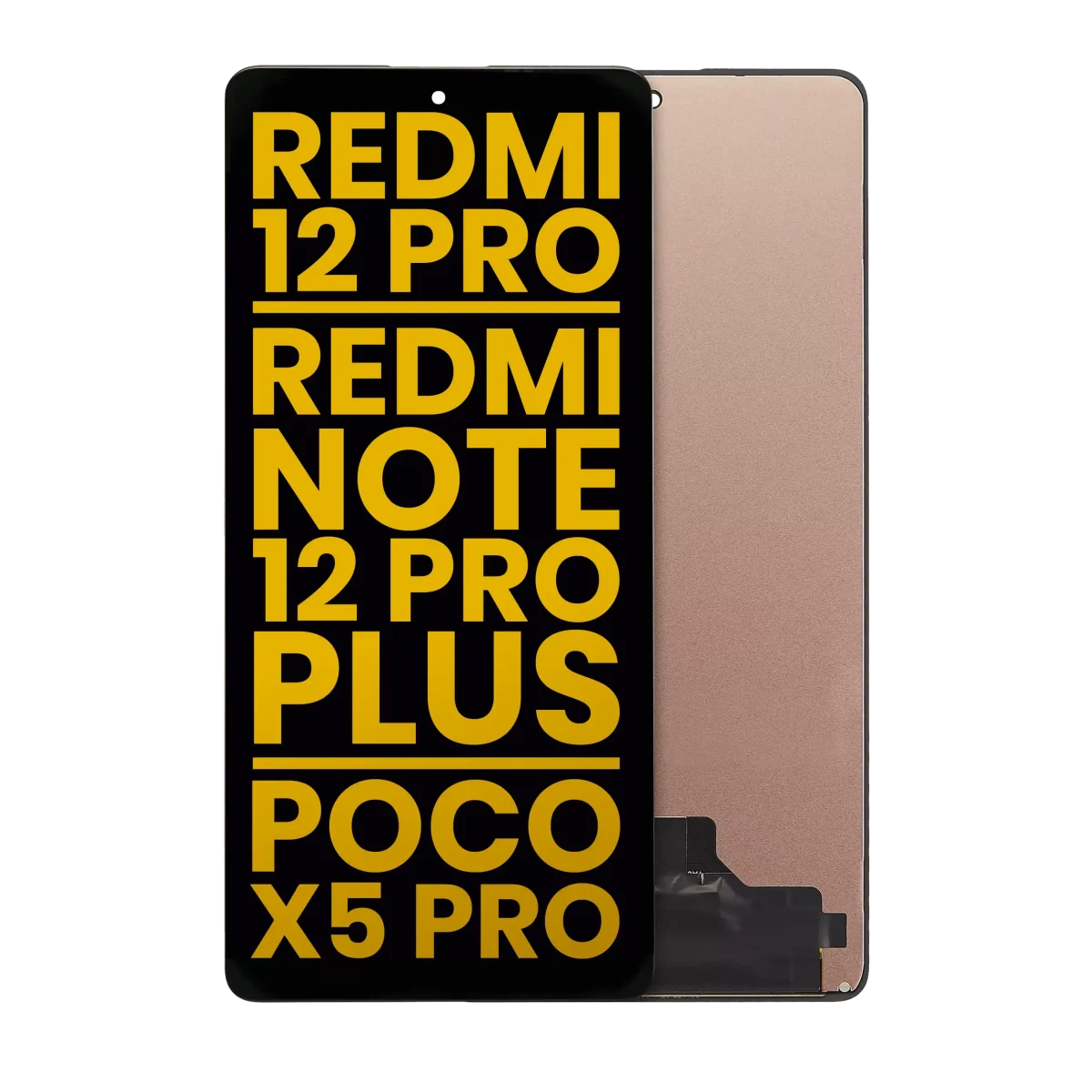 Xiaomi Redmi Note 12 Pro 5G İle Uyumlu Çerçevesiz A KaliteOrijinal Amoled Ekran (Tüm Renkler Uyumlu) - Görsel 2