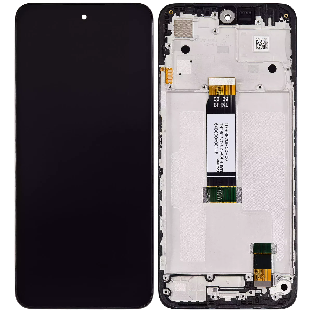 Xiaomi Redmi Note 12R İle Uyumlu Ekran Dokunmatik Çerçeveli A Plus Kalite (Tüm Renkler Uyumlu)