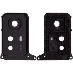Xiaomi Redmi Note 12S İle Uyumlu Braketli Çerçeveli Arka Kamera Lensi (Onyx Siyah) Orijinal
