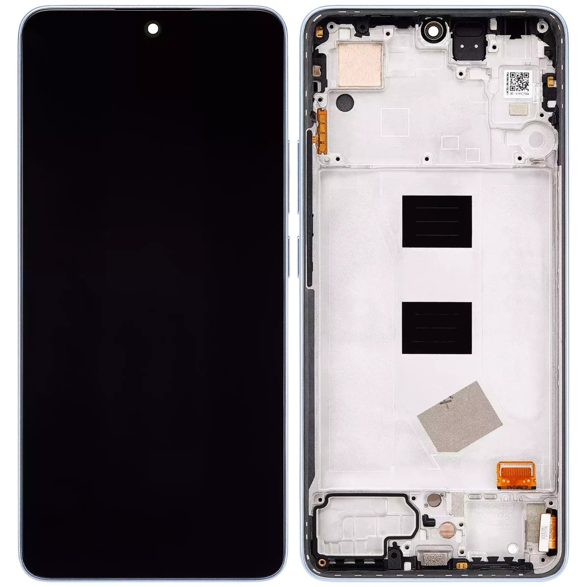 Xiaomi Redmi Note 13 4G İle Uyumlu Çerçeveli Orijinal Amoled Ekran (Buz Mavisi)