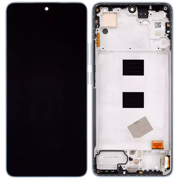 Xiaomi Redmi Note 13 4G İle Uyumlu Çerçeveli Orijinal Amoled Ekran (Buz Mavisi)