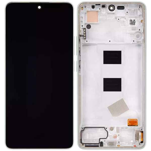 Xiaomi Redmi Note 13 4G İle Uyumlu Çerçeveli Orijinal Amoled Ekran (Nane Yeşili)