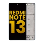 Xiaomi Redmi Note 13 5G İle Uyumlu Çerçeveli Orijinal Amoled Ekran (Mavi)
