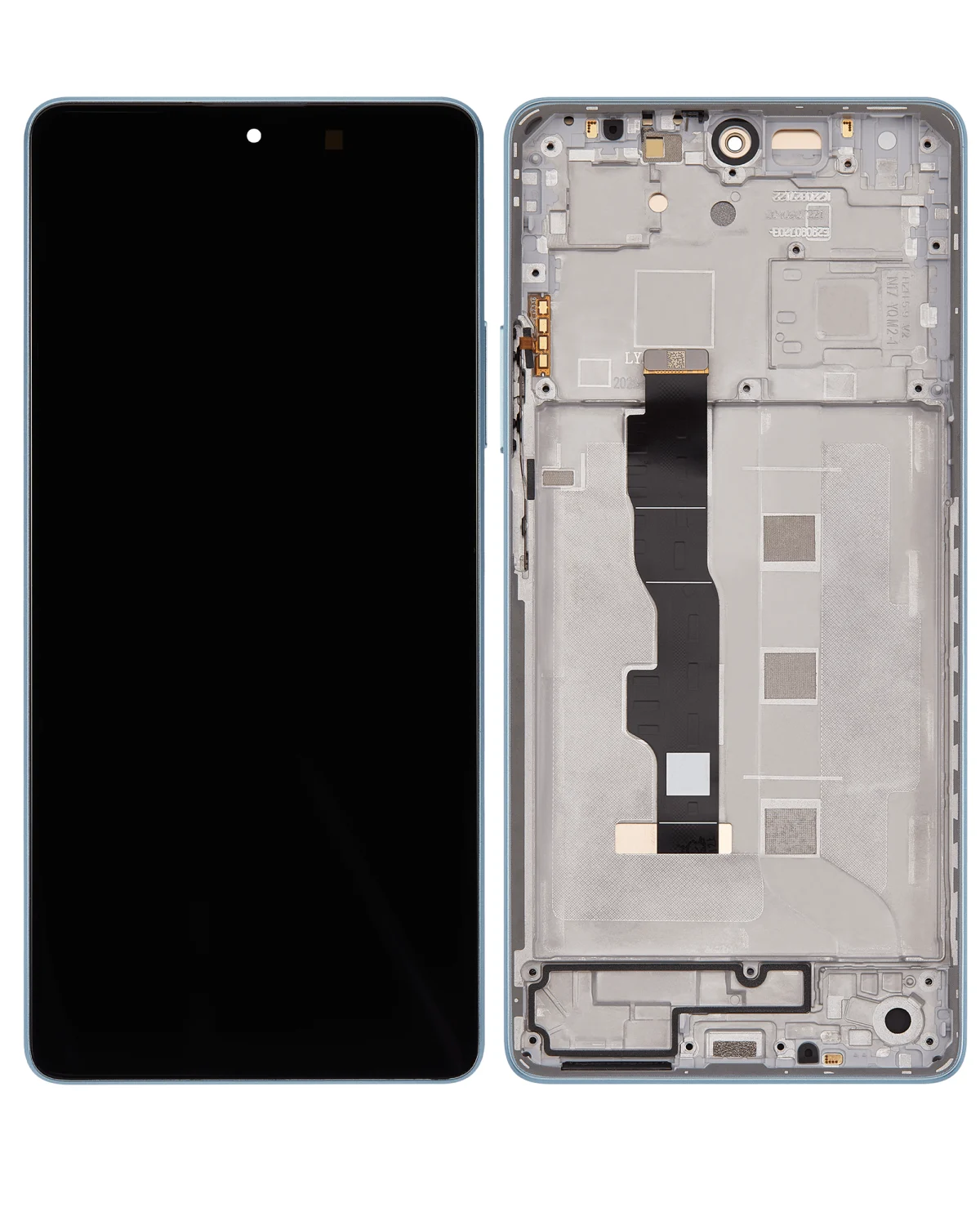 Xiaomi Redmi Note 13 5G İle Uyumlu Çerçeveli Orijinal Amoled Ekran (Mavi) - Görsel 4