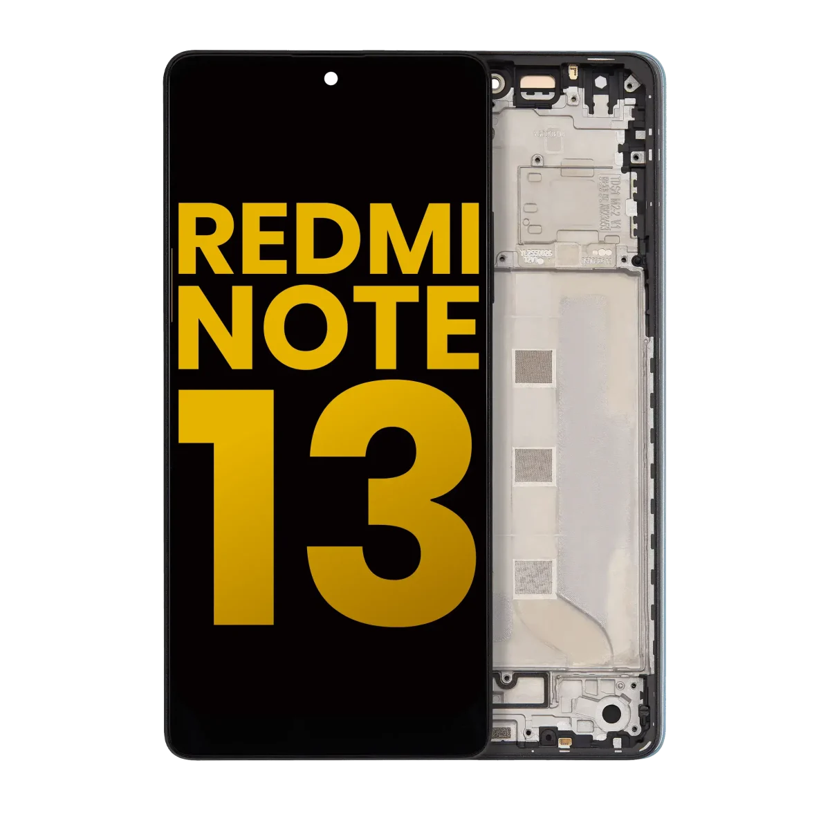 Xiaomi Redmi Note 13 5G İle Uyumlu Çerçeveli Orijinal Amoled Ekran (Siyah)