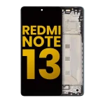 Xiaomi Redmi Note 13 5G İle Uyumlu Çerçeveli Orijinal Amoled Ekran (Siyah)