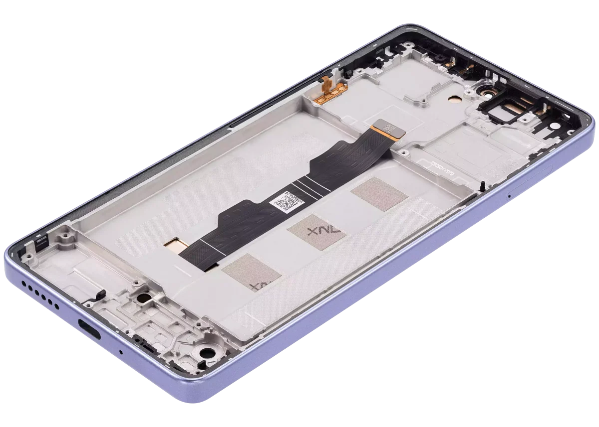 Xiaomi Redmi Note 13 Pro 4G İle Uyumlu Çerçeveli Orijinal Amoled Ekran (Mor) - Görsel 6