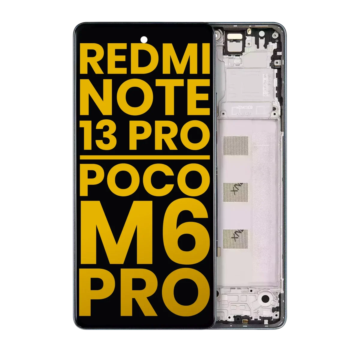 Xiaomi Redmi Note 13 Pro 4G İle Uyumlu Çerçeveli Orijinal Amoled Ekran (Orman Yeşili) - Görsel 2