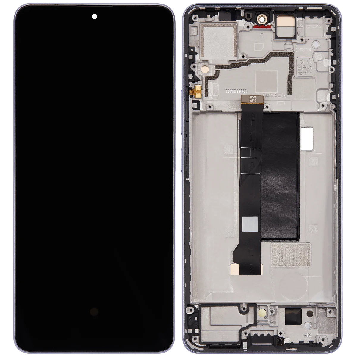 Xiaomi Redmi Note 13 Pro 5G İle Uyumlu Çerçeveli Orijinal Amoled Ekran (Menekşe)